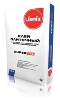 Kley dlya plitki SUPER-PLUS-WHITE