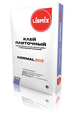 Клей для блоков Normal Block Lismix
